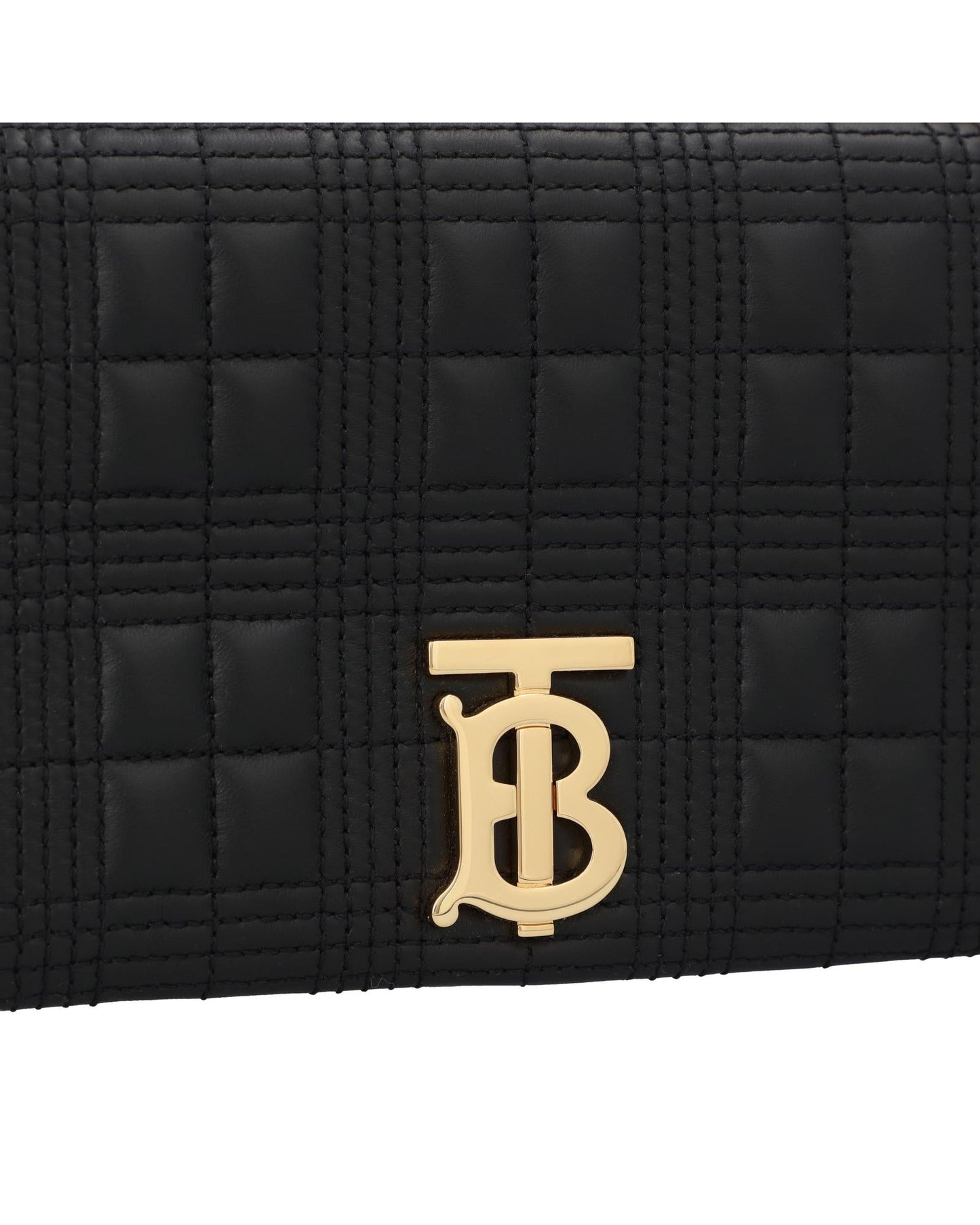 Burberry Women Messenger Leather Black Crossbody Bag