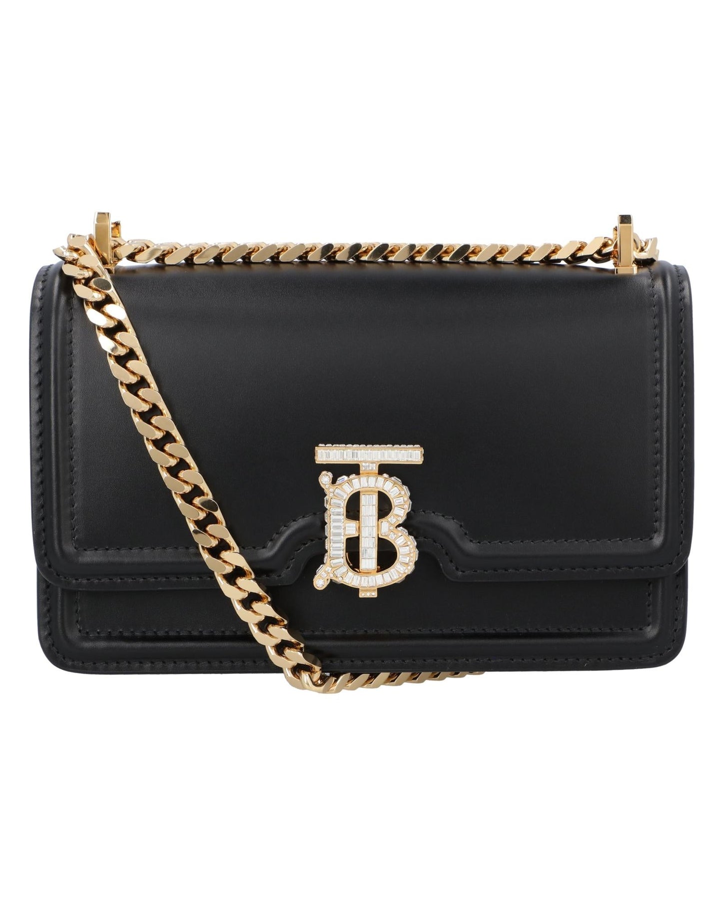 Burberry Small Women Leather Black Shoulder Bag