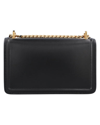 Burberry Small Women Leather Black Shoulder Bag