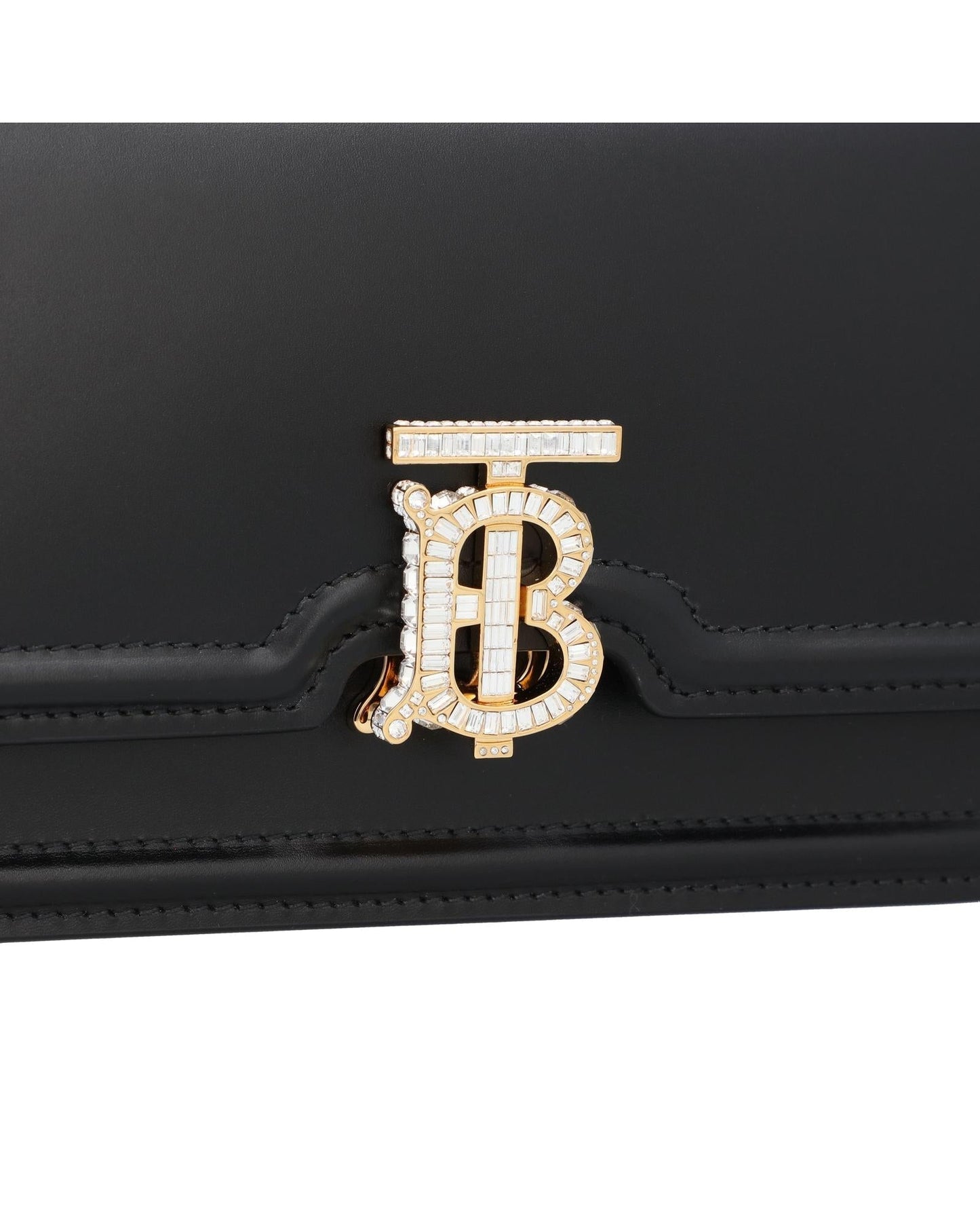 Burberry Small Women Leather Black Shoulder Bag