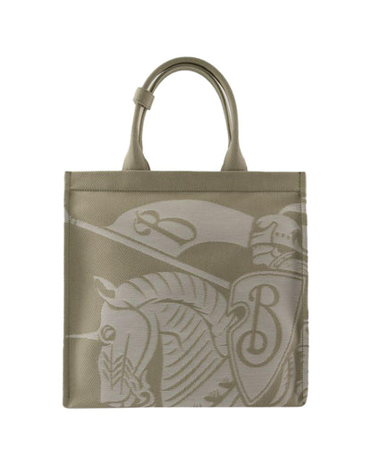 Burberry Knight Women Canvas Beige Tote Bag