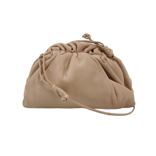 Bottega Veneta Pouch Mini Beige Nude Color Leather