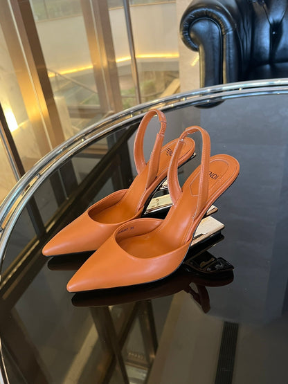 Fendi First Heel Slingbacks