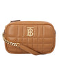 Burberry Women Messenger Leather Brown Crossbody Bag