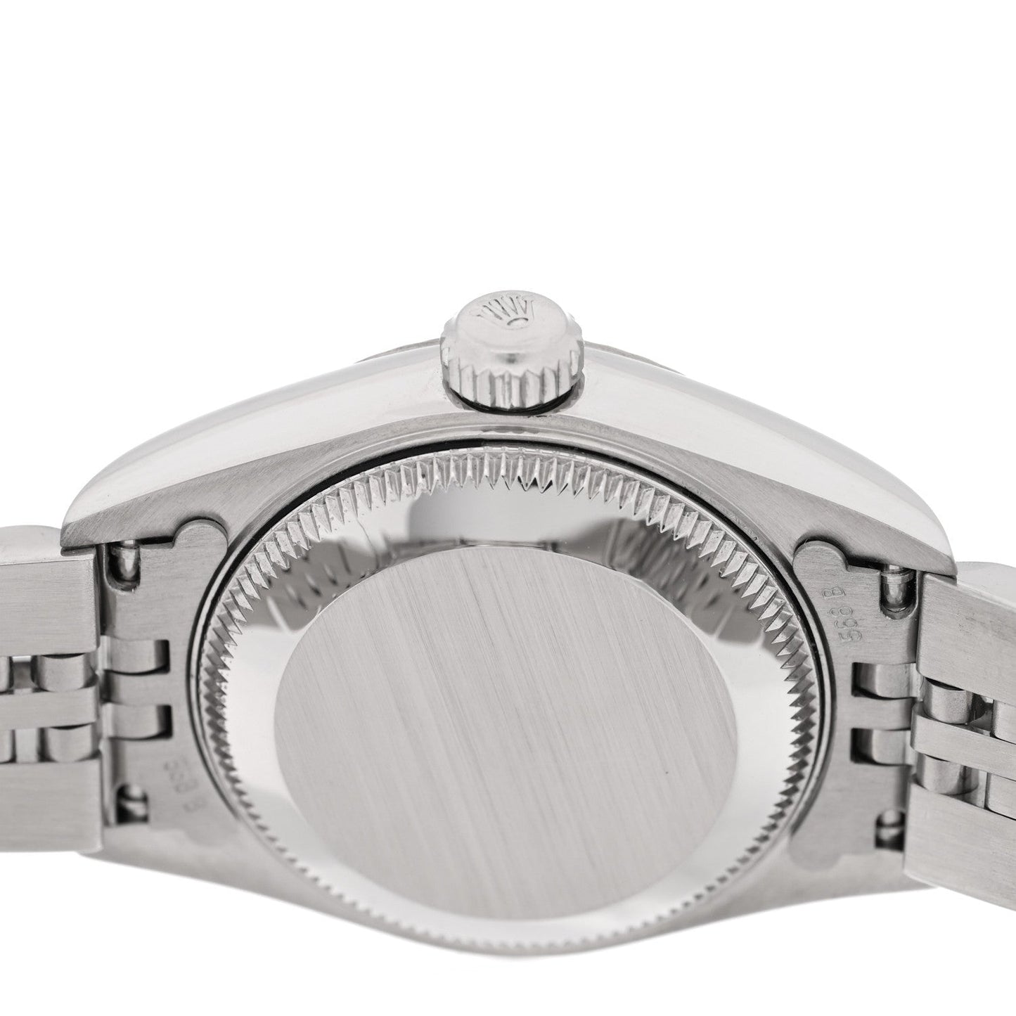 Stainless Steel 18K White Gold Diamond 26mm Oyster Perpetual Datejust Watch Silver Jubilee 79174