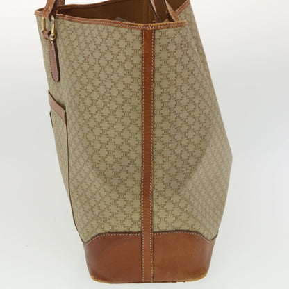 Luxury CELINE Macadam Canvas Tote Bag Beige 39385