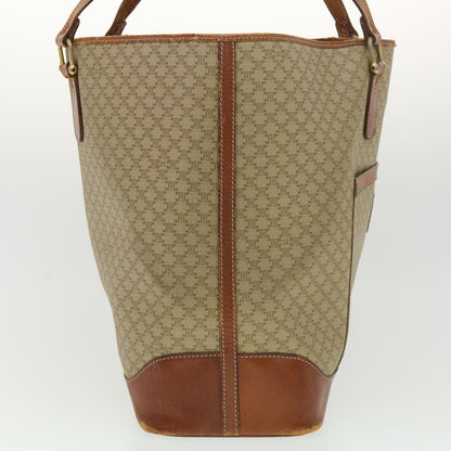 Luxury CELINE Macadam Canvas Tote Bag Beige 39385