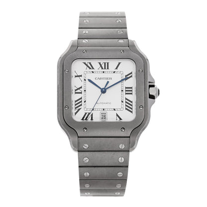Titanium 39.8mm Santos De Cartier Automatic Watch