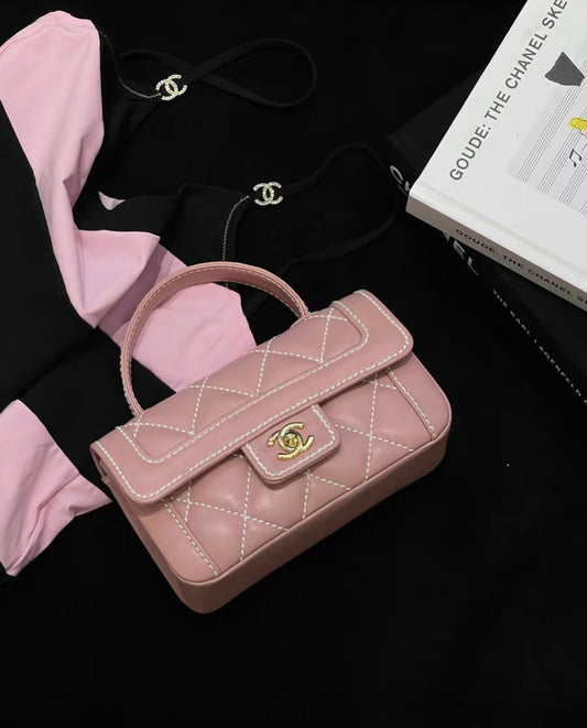 Chanel Timeless Leather Gold Handbag Gold Rovelle Bags