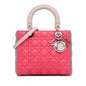 Dior Lady Dior Cannage Pink Handbag Rovelle Bags