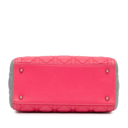 Dior Lady Dior Cannage Pink Handbag Style 2 Rovelle Bags