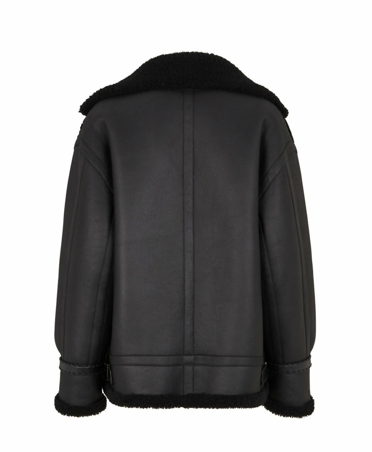 Fendi Jacket Black shearling jacket Rovelle Bags