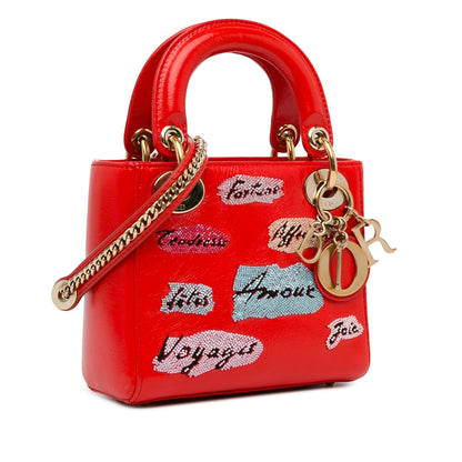 Dior Lady Dior Chain Leather Shoulder Bag Rovelle Bags