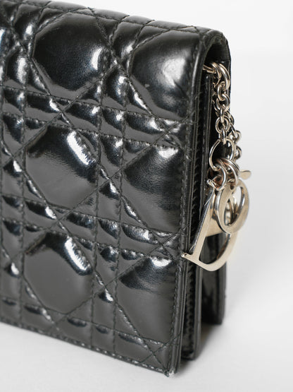 Christian Dior Black Cannage Clutch Rovelle Bags
