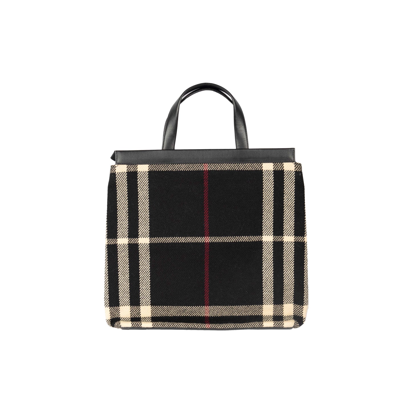 Burberry Blanket Black Tote Bag