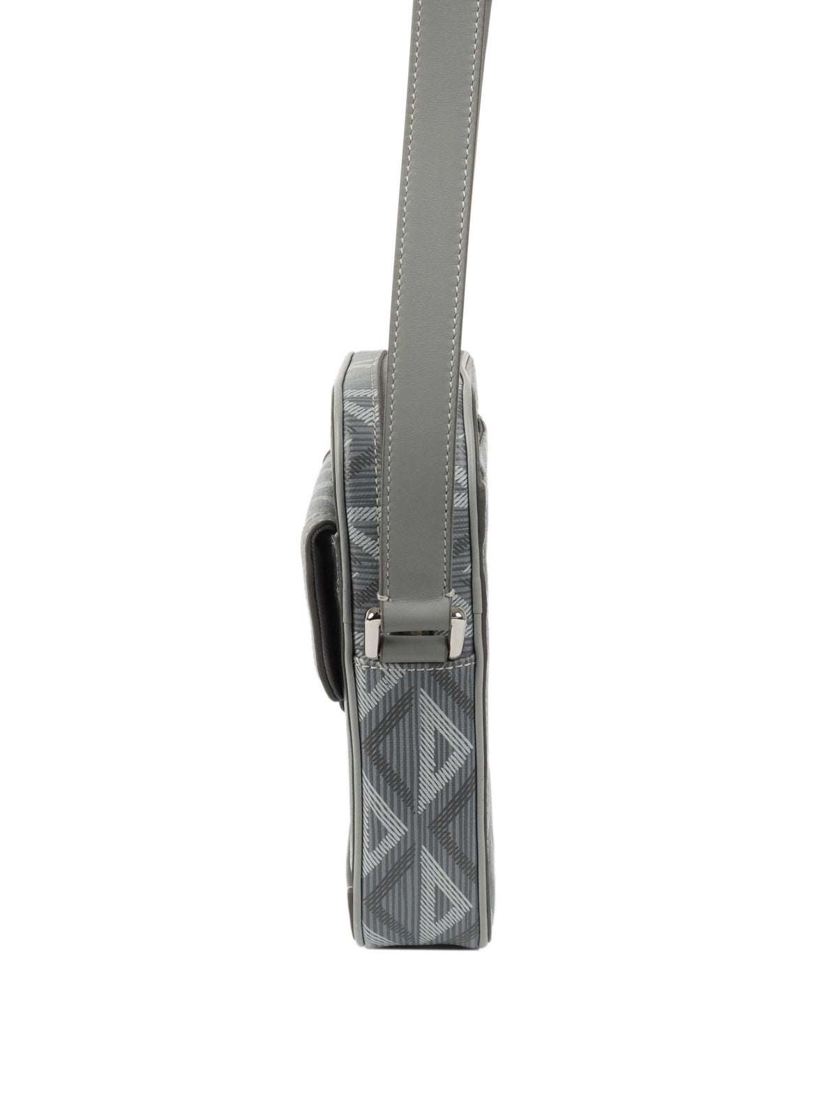 Dior Silver 'Hit The Road' Vertical Crossbody Pouch Rovelle Bags