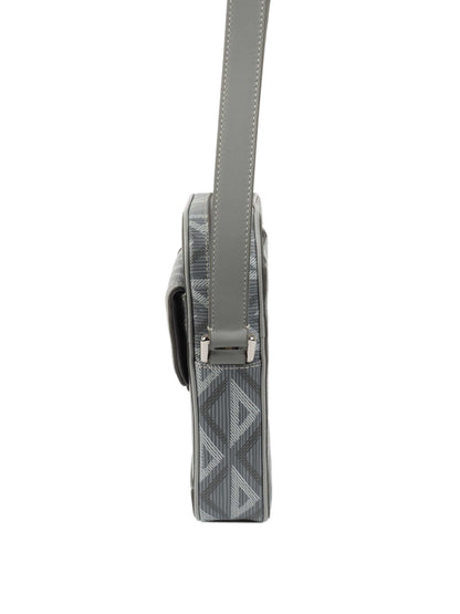 Dior Silver 'Hit The Road' Vertical Crossbody Pouch Rovelle Bags