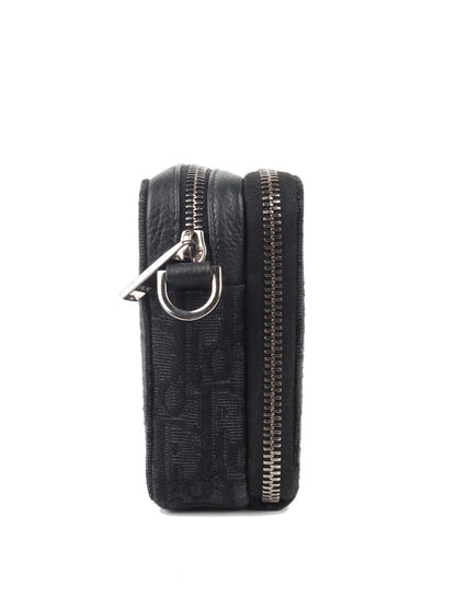 Dior Pouch With Strap Black Dior Oblique Jacquard Rovelle Bags