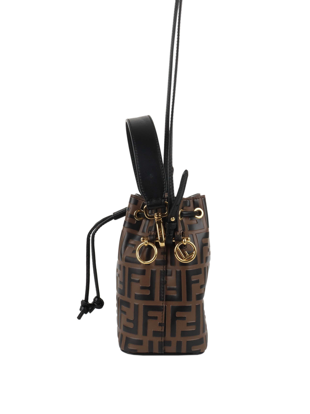 Fendi Mon Tresor Brown Leather Mini-bag. Rovelle Bags