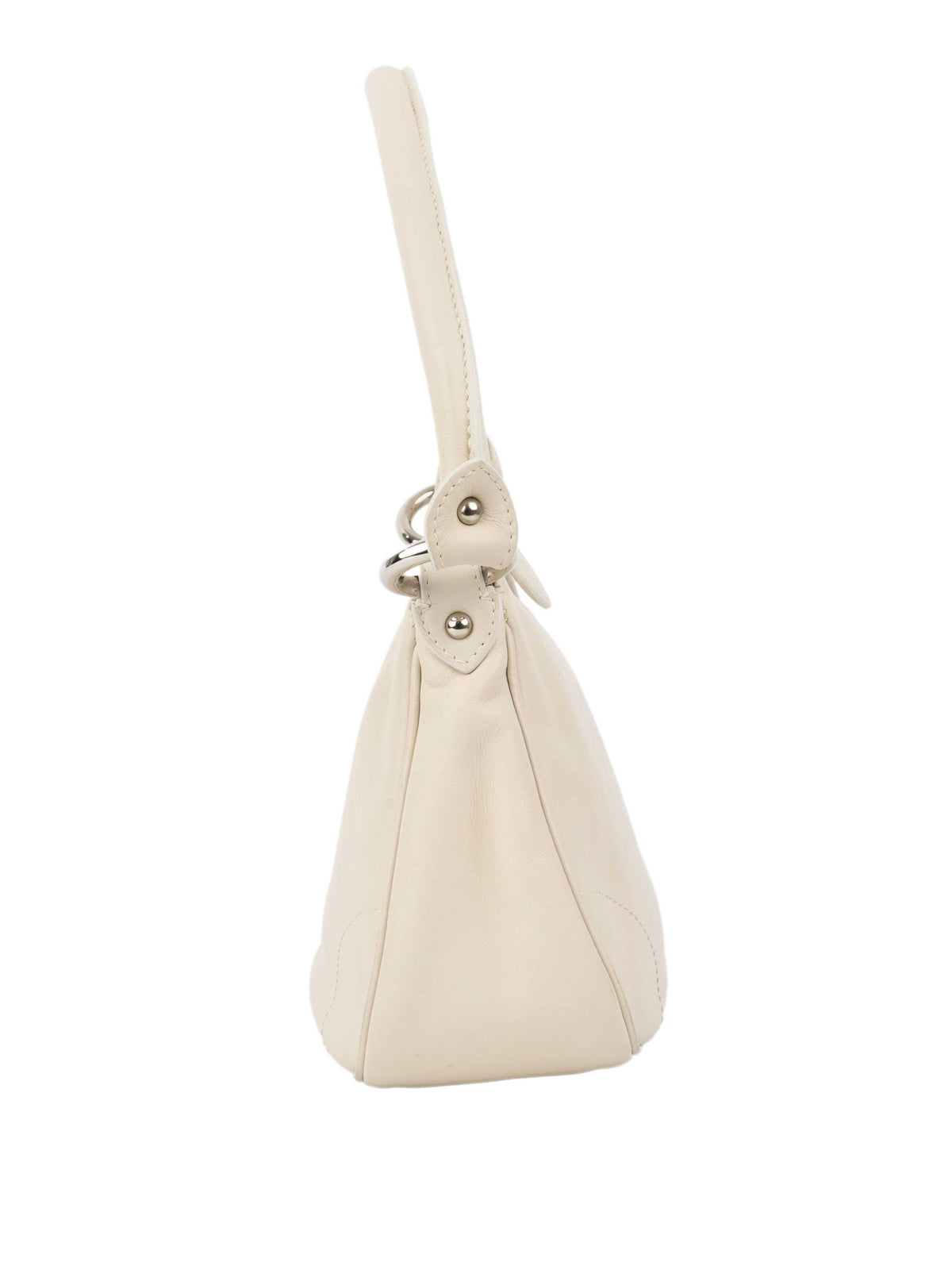 Dior White Leather Shoulder Bag Rovelle Bags