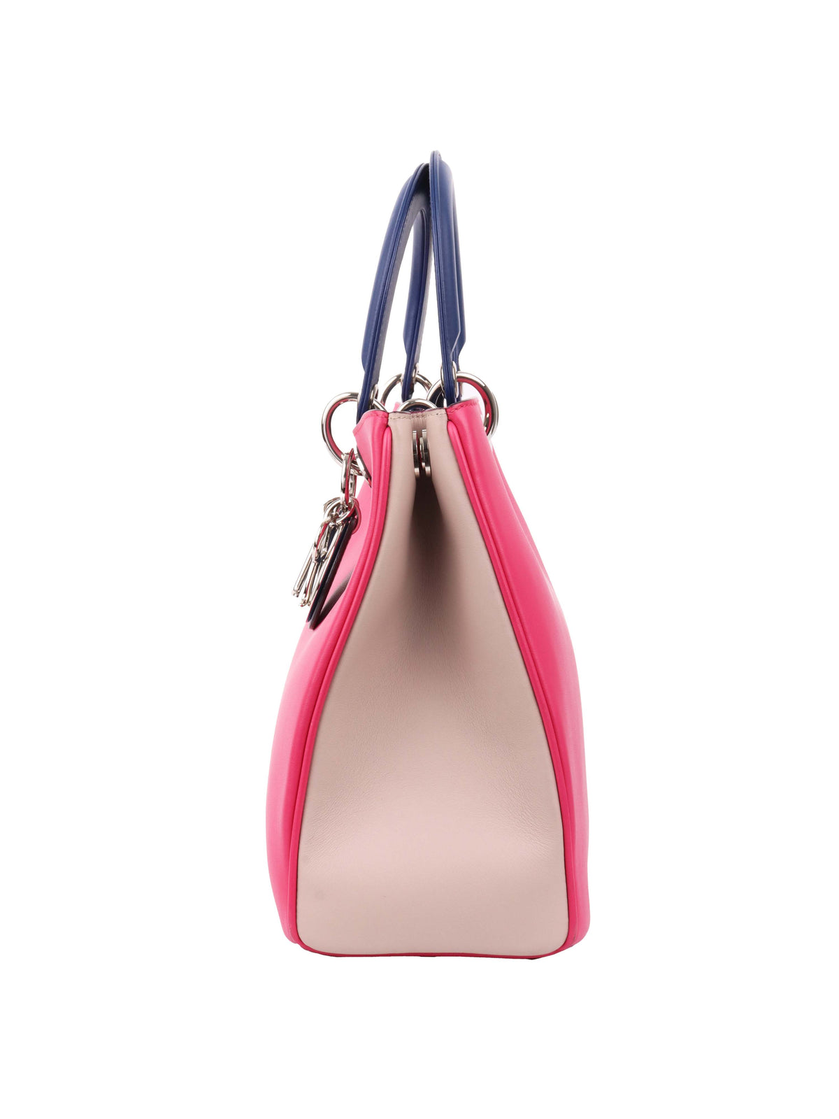 Dior Diorissimo Tri-Colour Leather Tote Rovelle Bags