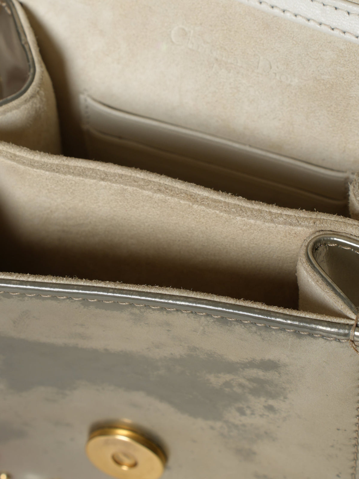 Christian Dior Diorama Studded Vertical Chain Clutch Rovelle Bags