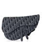 CHRISTIAN DIOR Saddle Oblique Jacquard Crossbody Bag Black Rovelle Bags