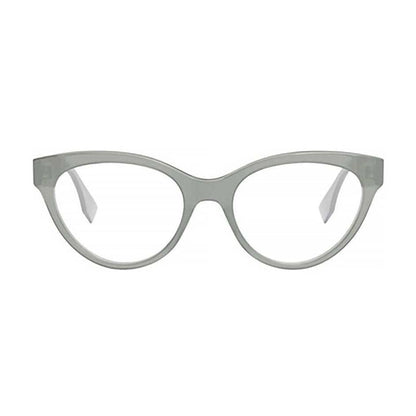Fendi Eyeglasses Cat Eye Full Rim, Grey Frame and Clear Demo Lenses Lens FE50066I095 Rovelle Bags