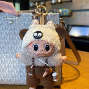 [Baby + Clothes] Pendant Baby Clothes Plush Vinyl Face Doll Bag Pendant Niche Bulala Doll