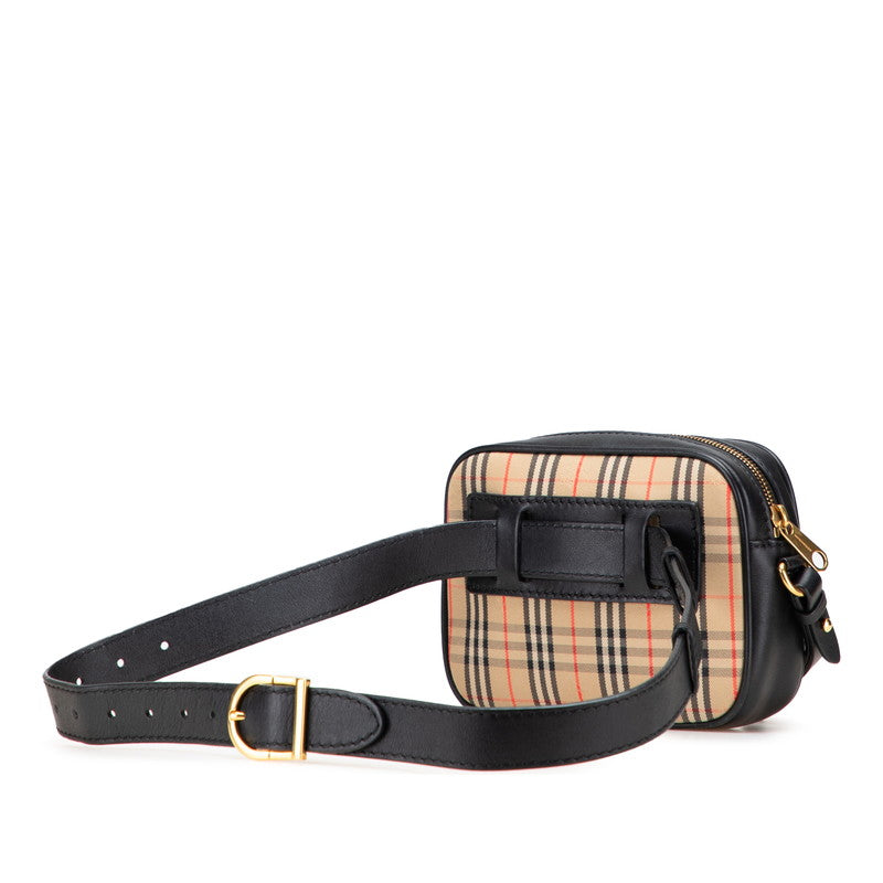 Burberry Nova Waist Leather Handbag