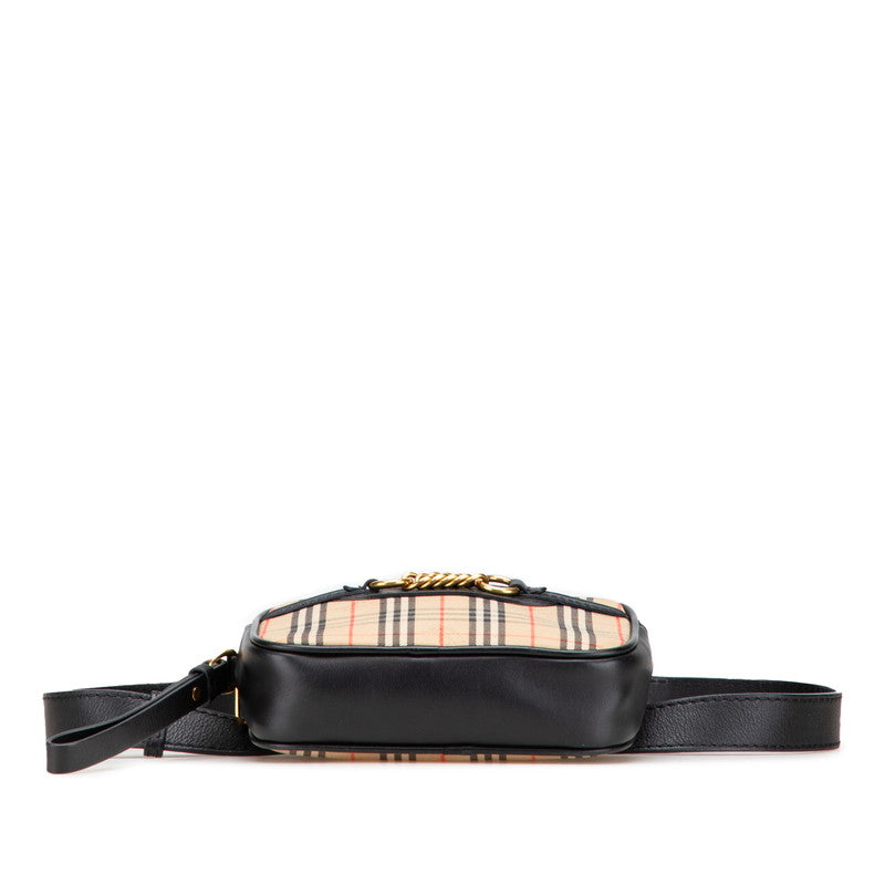 Burberry Nova Waist Leather Handbag