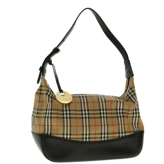 Burberry BURBERRYSs Nova Leather Black Handbag