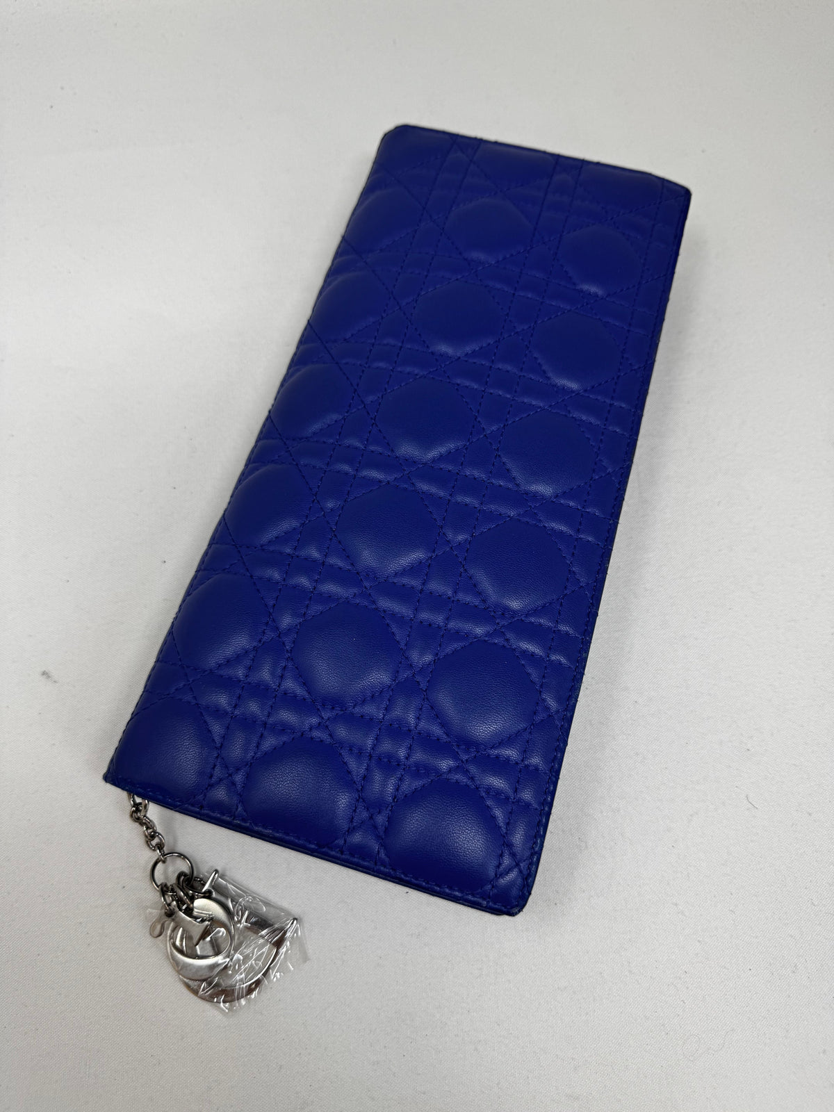Dior Cannage Blue Shoulder Bag Rovelle Bags