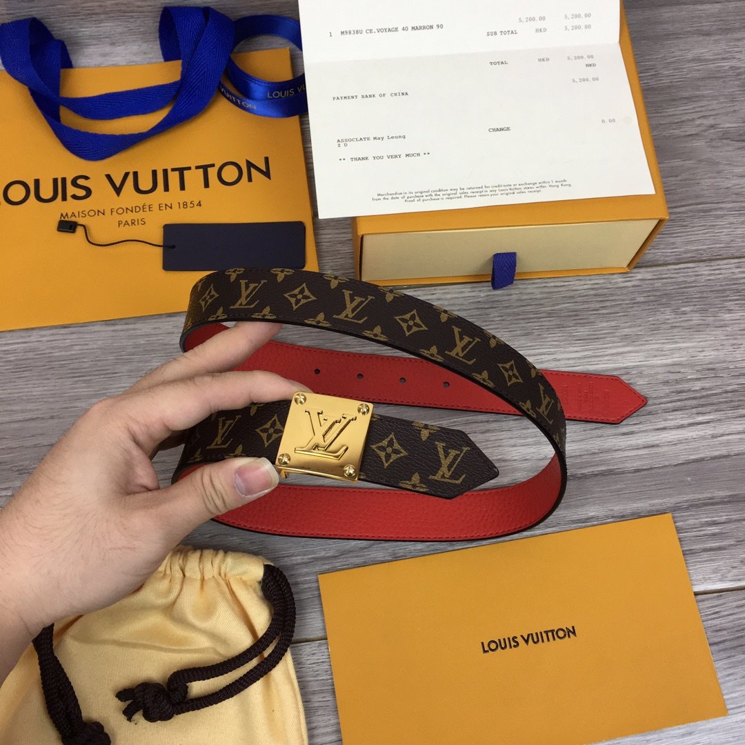 Leather Belt Louis Vuitton