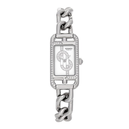 Stainless Steel Diamond Bezel 17mm Nantucket Quartz Watch