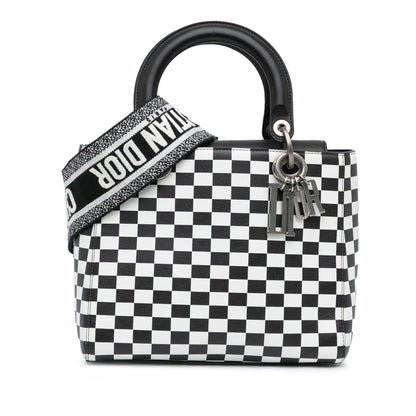 Dior Lady Dior Leather Shoulder Bag Rovelle Bags