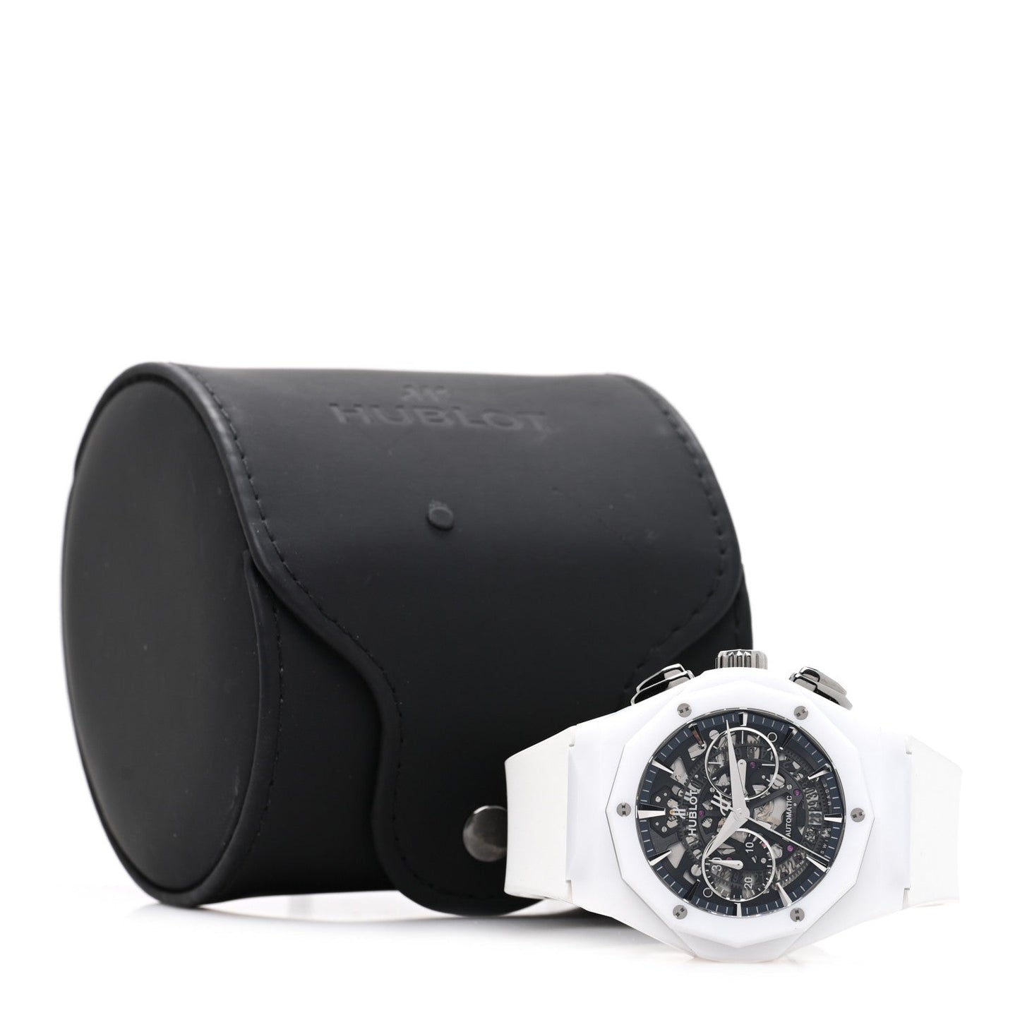 Ceramic Rubber 45mm Classic Fusion Aerofusion Chronograph Automatic Watch Black 525.HI.0170.RW.ORL21