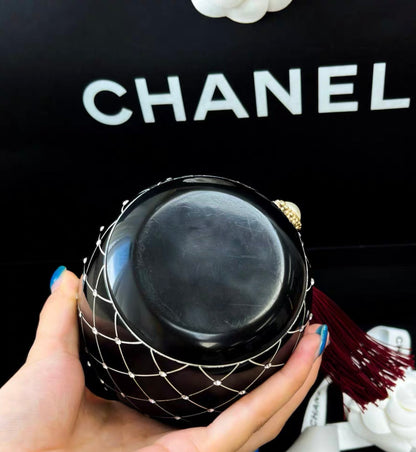 Chanel Luxury Leather Black Clutch Style 2 Rovelle Bags