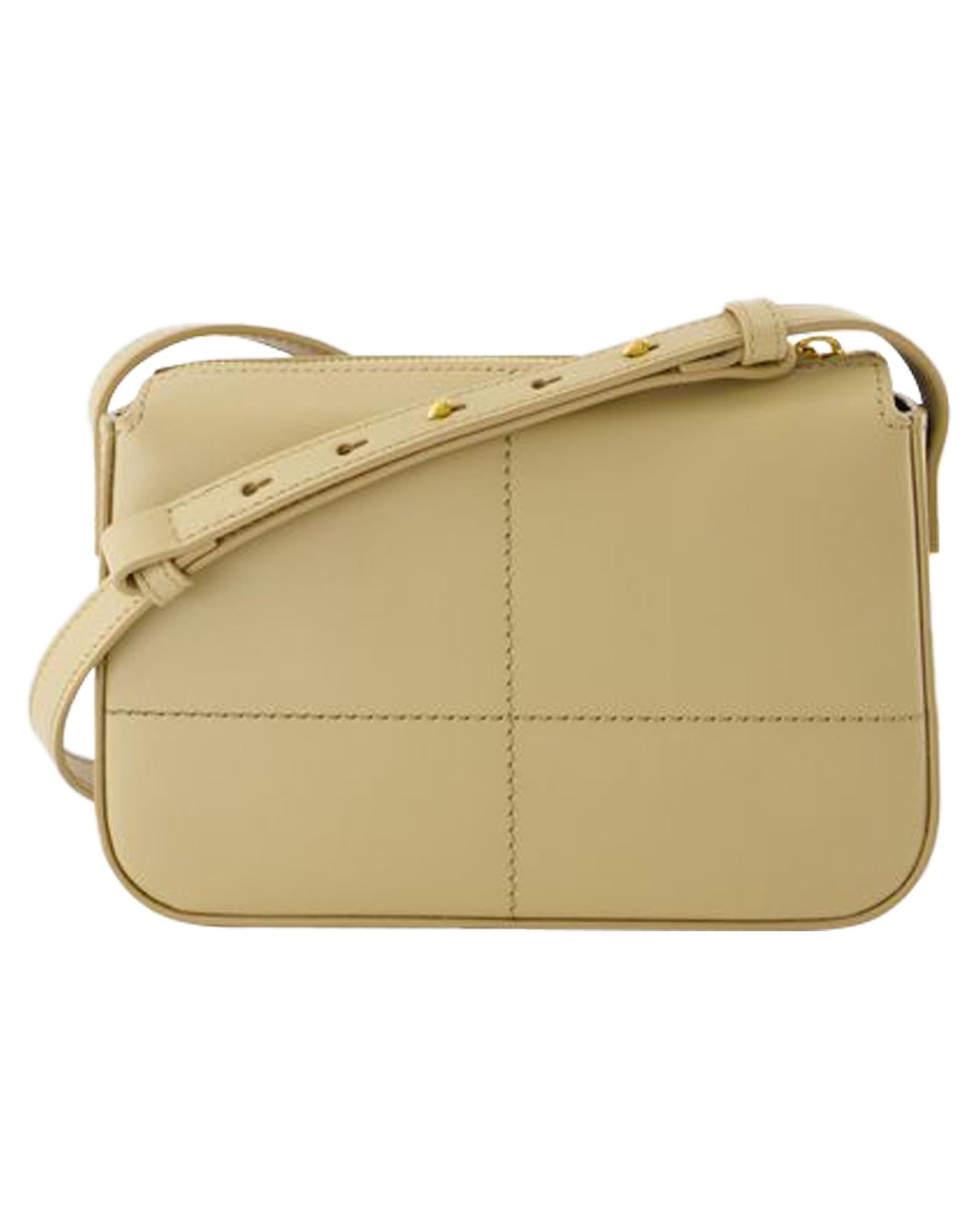 Burberry Design Women Leather Beige Crossbody Bag