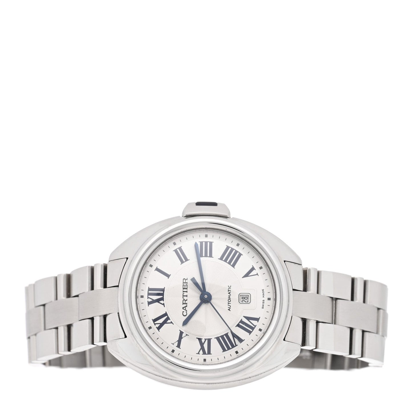 Stainless Steel 31mm Cle De Cartier Automatic Watch