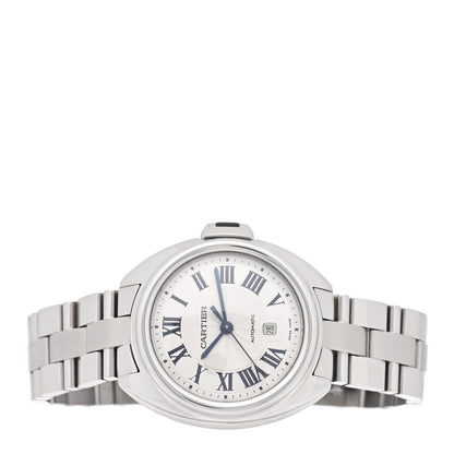 Stainless Steel 31mm Cle De Cartier Automatic Watch