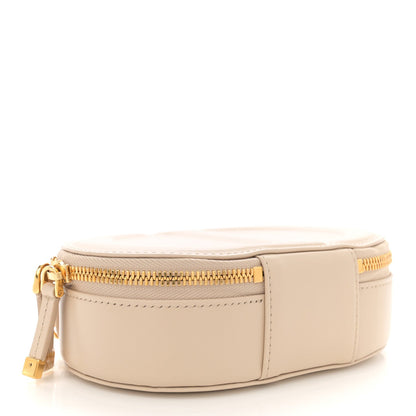 Christian Dior Calfskin Cd Signature Oval Crossbody Camera Bag Caramel Beige Rovelle Bags