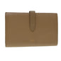 Luxury CELINE Long Wallet Leather Beige  43575