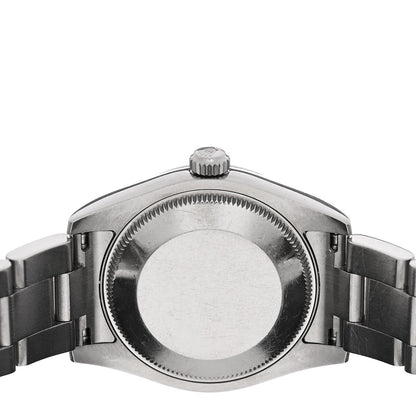 Stainless Steel 18K White Gold 31mm Oyster Perpetual Datejust Watch Black 178274