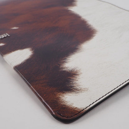 Burberry Brand Leather Brown Clutch Bag Style 2