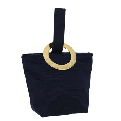 Luxury CELINE Pouch Nylon Navy 44762