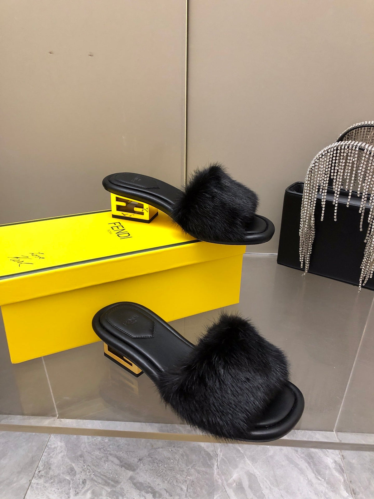 Fendi Baguette Slide
