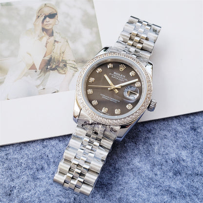 Rolex Datejust 36mm Choco Dial Silver