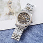 Rolex Datejust 36mm Choco Dial Silver