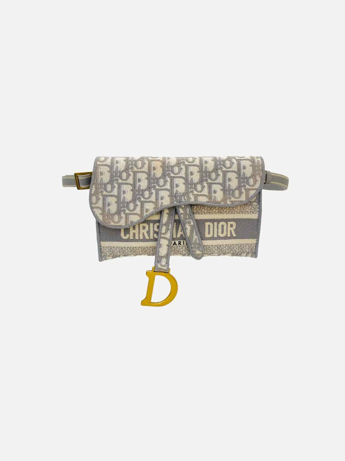 Dior Saddle Grey Oblique Belt Bag Rovelle Bags